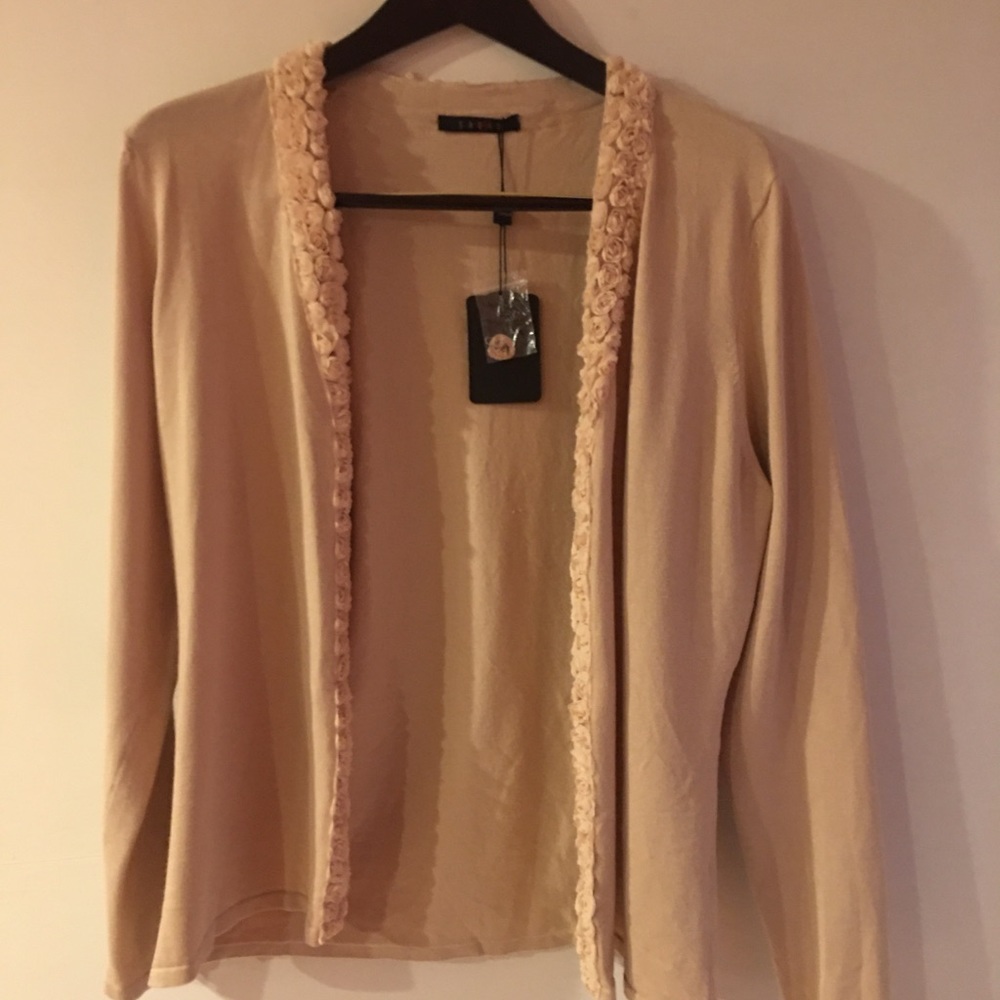 Cyrus rose beige cardigan